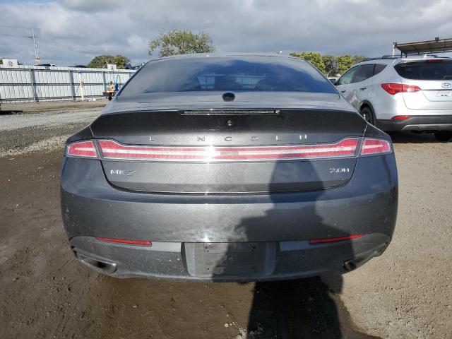 3LN6L2LU4GR626104 - 2016 LINCOLN MKZ HYBRID GRAY photo 6