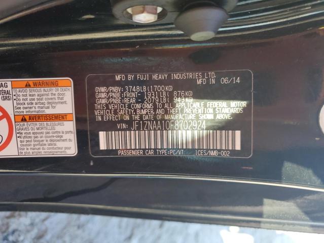 JF1ZNAA10F8702924 - 2015 TOYOTA SCION FR-S BLACK photo 12