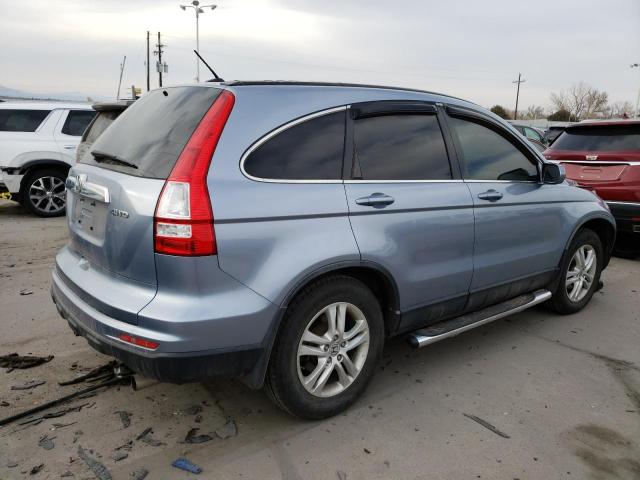 JHLRE4H78BC011091 - 2011 HONDA CR-V EXL SILVER photo 3