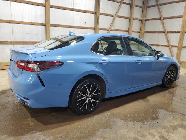 4T1S11AK0RU212555 - 2024 TOYOTA CAMRY SE NIGHT SHADE BLUE photo 3