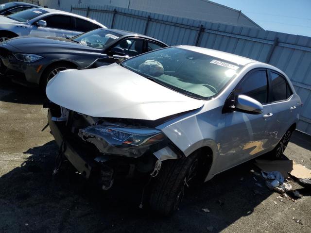 2T1BURHE3JC047709 - 2018 TOYOTA COROLLA L SILVER photo 1