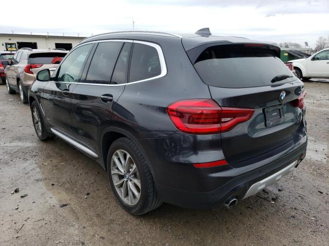 5UXTR9C50JLD59963 - 2018 BMW X3 XDRIVE30I GRAY photo 2