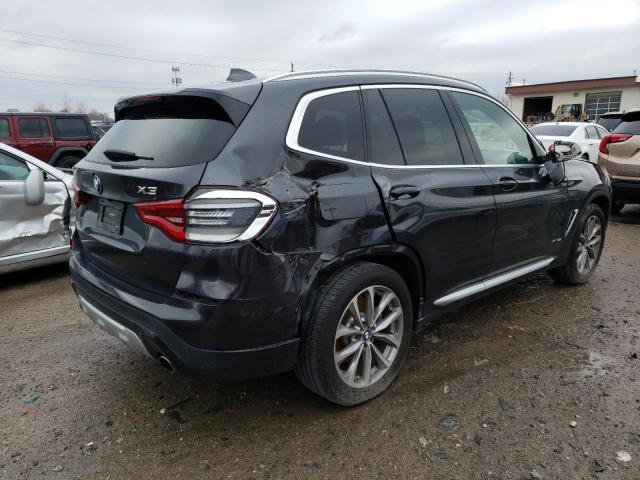 5UXTR9C50JLD59963 - 2018 BMW X3 XDRIVE30I GRAY photo 3