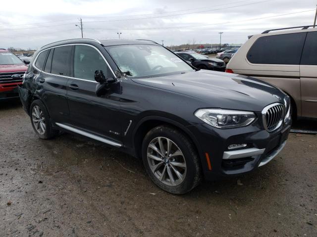 5UXTR9C50JLD59963 - 2018 BMW X3 XDRIVE30I GRAY photo 4