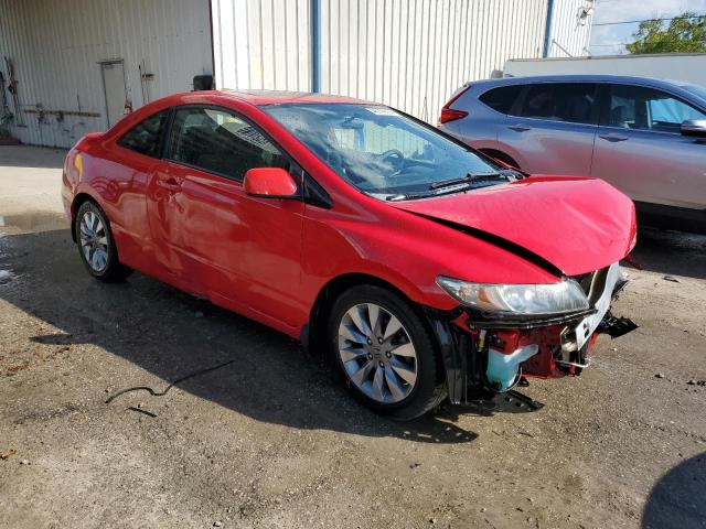 2HGFG128X9H517833 - 2009 HONDA CIVIC EX RED photo 4