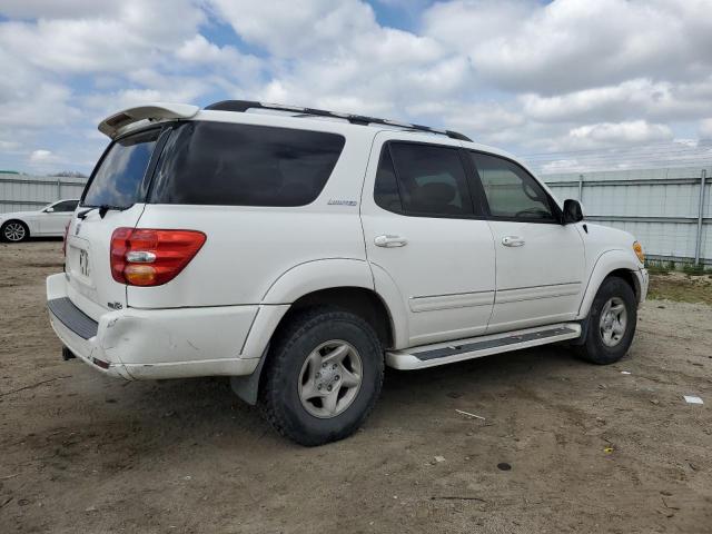 5TDZT38A43S167766 - 2003 TOYOTA SEQUOIA LIMITED WHITE photo 3