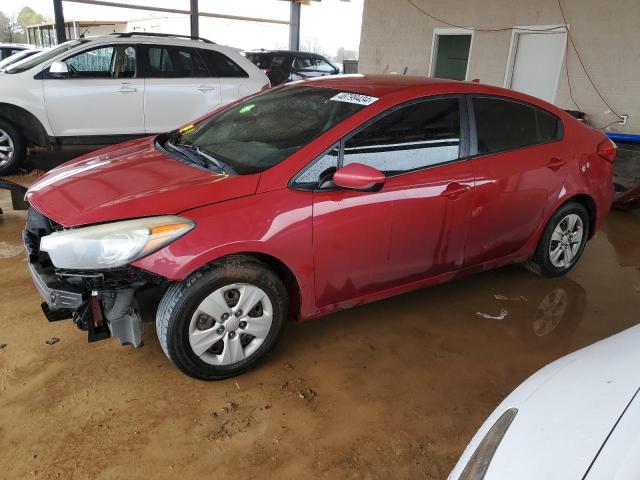 KNAFK4A67G5552670 - 2016 KIA FORTE LX RED photo 1