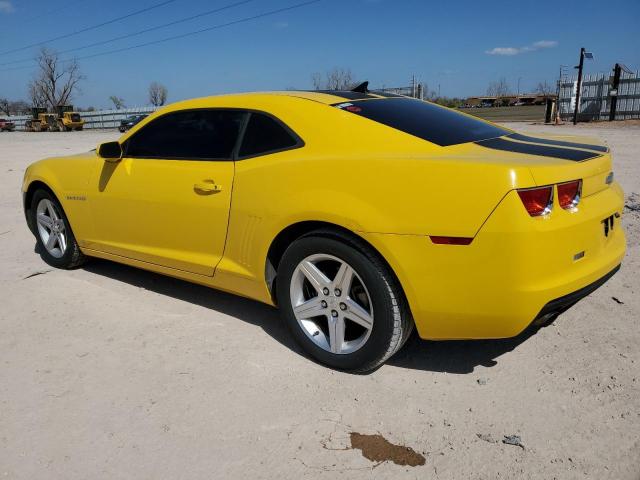 2G1FB1EVXA9132004 - 2010 CHEVROLET CAMARO LT YELLOW photo 2