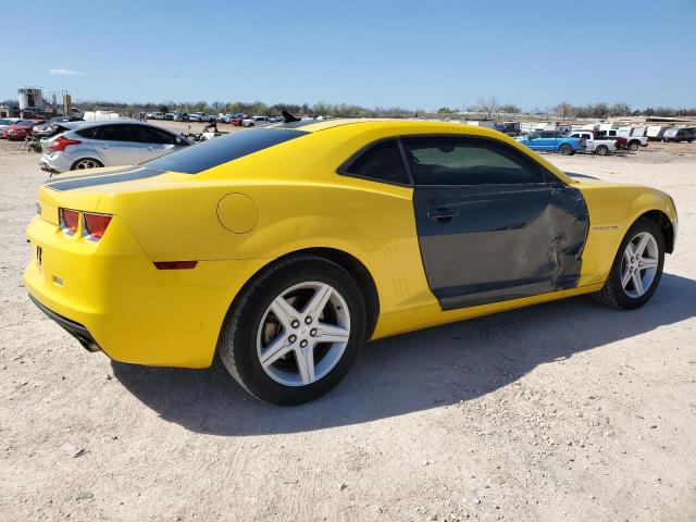 2G1FB1EVXA9132004 - 2010 CHEVROLET CAMARO LT YELLOW photo 3