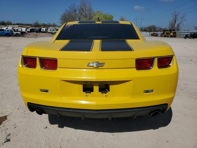 2G1FB1EVXA9132004 - 2010 CHEVROLET CAMARO LT YELLOW photo 6