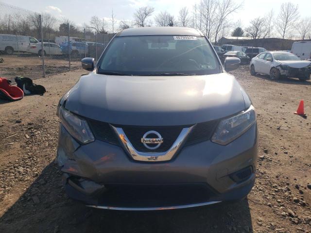 5N1AT2MV3FC920687 - 2015 NISSAN ROGUE S GRAY photo 5