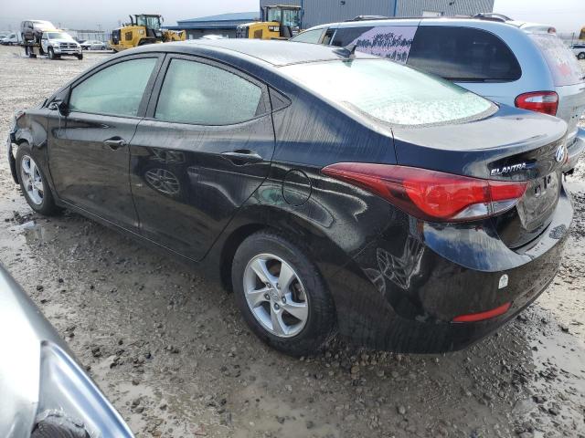 5NPDH4AE7FH647048 - 2015 HYUNDAI ELANTRA SE BLACK photo 2