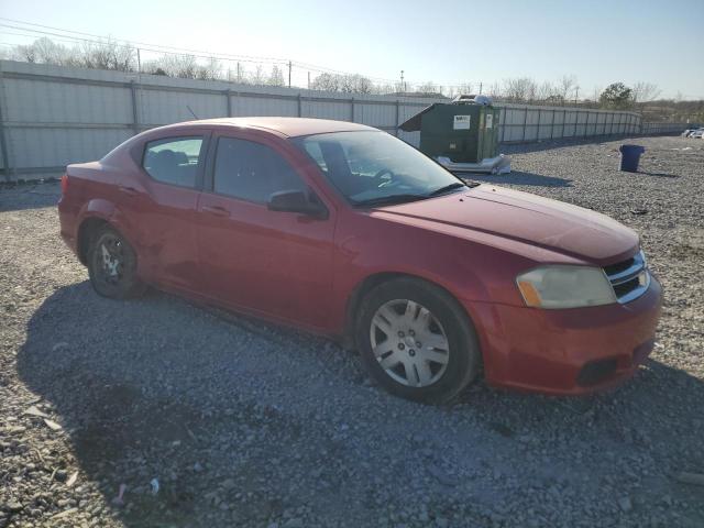 1C3CDZAG6DN750937 - 2013 DODGE AVENGER SE RED photo 4