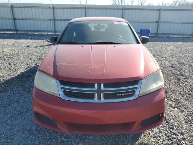 1C3CDZAG6DN750937 - 2013 DODGE AVENGER SE RED photo 5