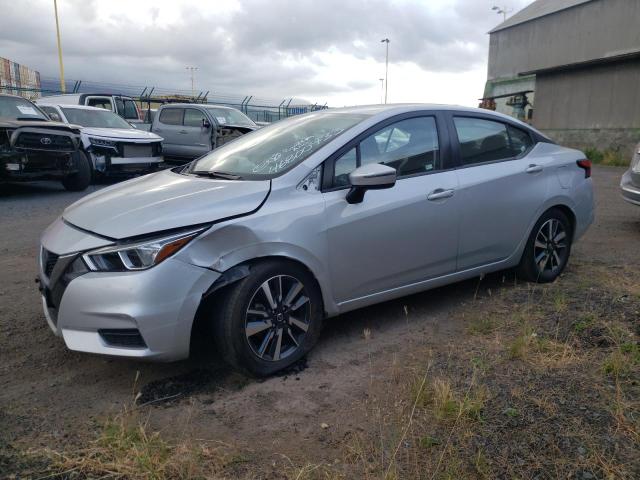 3N1CN8EV6ML881705 - 2021 NISSAN VERSA SV SILVER photo 1