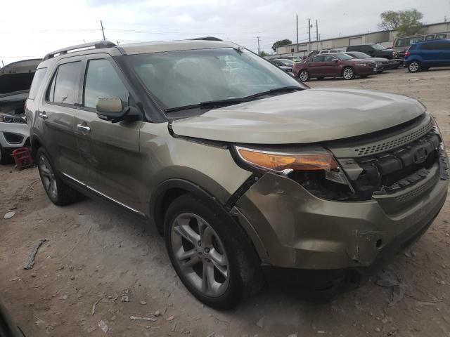 1FM5K7F80DGC72479 - 2013 FORD EXPLORER LIMITED GREEN photo 4