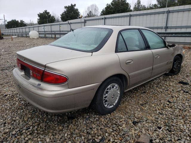 2G4WS52J711241272 - 2001 BUICK CENTURY CUSTOM BEIGE photo 3