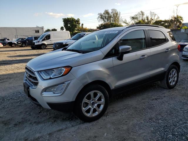 MAJ3S2GE3KC258427 - 2019 FORD ECOSPORT SE SILVER photo 1