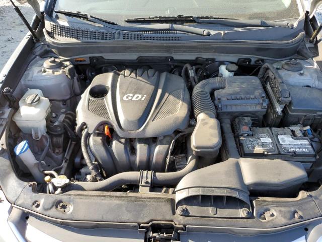 5NPEB4ACXEH916503 - 2014 HYUNDAI SONATA GLS SILVER photo 11