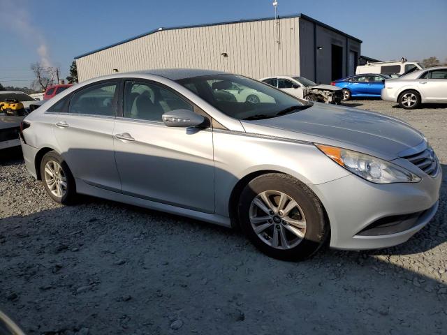 5NPEB4ACXEH916503 - 2014 HYUNDAI SONATA GLS SILVER photo 4