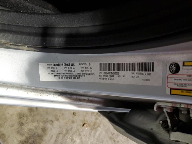 1B3BD4FB1BN502262 - 2011 DODGE AVENGER EXPRESS 银色 照片 12