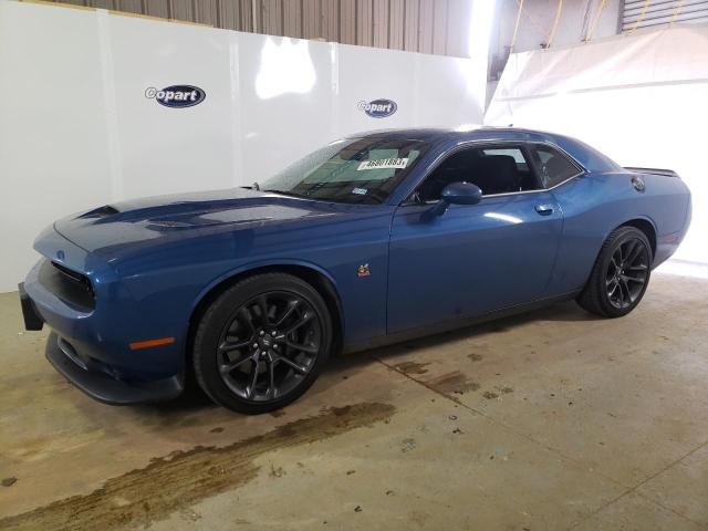 2C3CDZFJ0MH609942 - 2021 DODGE CHALLENGER R/T SCAT PACK BLUE photo 1