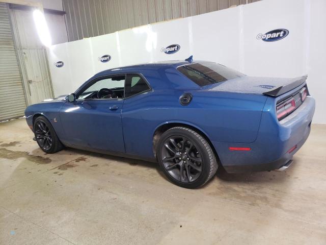 2C3CDZFJ0MH609942 - 2021 DODGE CHALLENGER R/T SCAT PACK BLUE photo 2