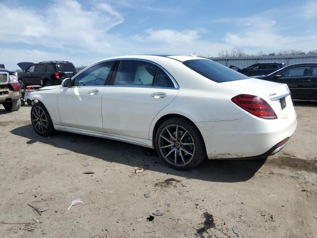 WDDUG8GB0KA464444 - 2019 MERCEDES-BENZ S 560 4MATIC WHITE photo 2