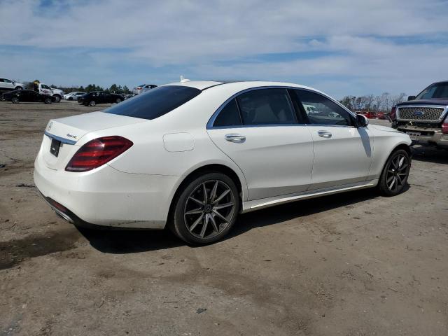 WDDUG8GB0KA464444 - 2019 MERCEDES-BENZ S 560 4MATIC WHITE photo 3