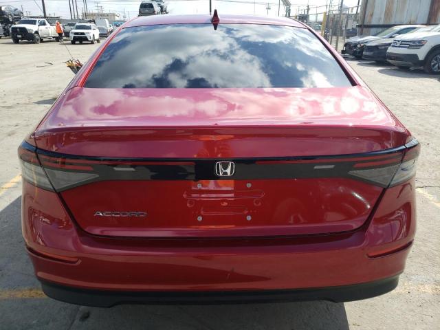 1HGCY1F32PA004425 - 2023 HONDA ACCORD EX RED photo 6