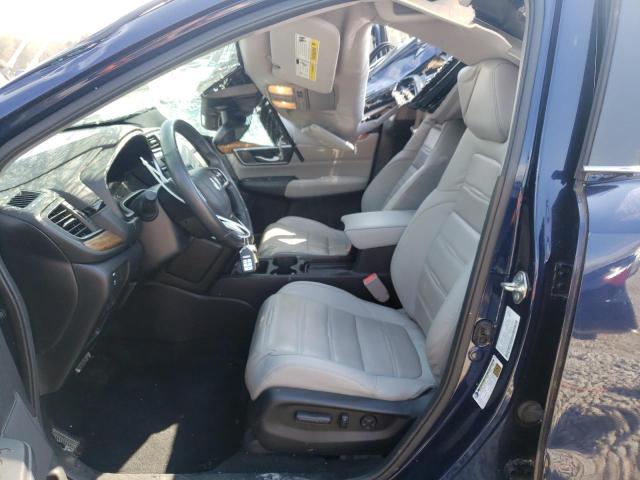 5J6RW1H83KA038030 - 2019 HONDA CR-V EXL BLUE photo 7