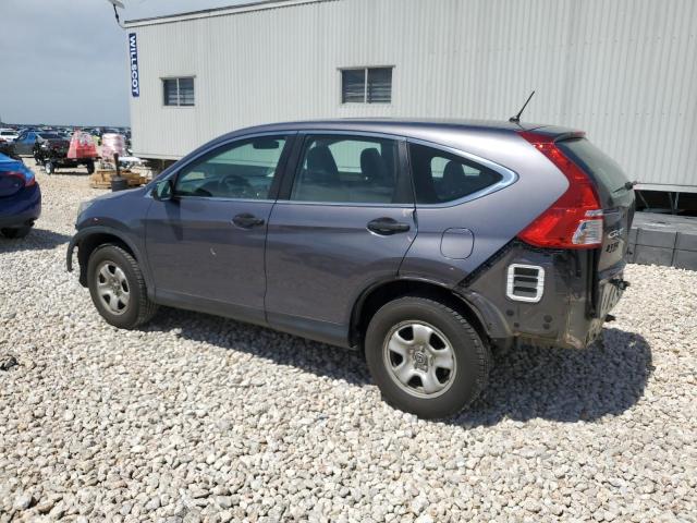 5J6RM4H33FL112665 - 2015 HONDA CR-V LX GRAY photo 2