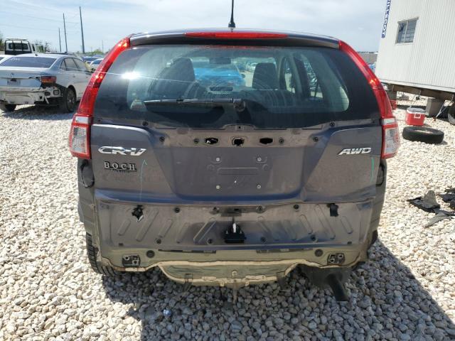 5J6RM4H33FL112665 - 2015 HONDA CR-V LX GRAY photo 6