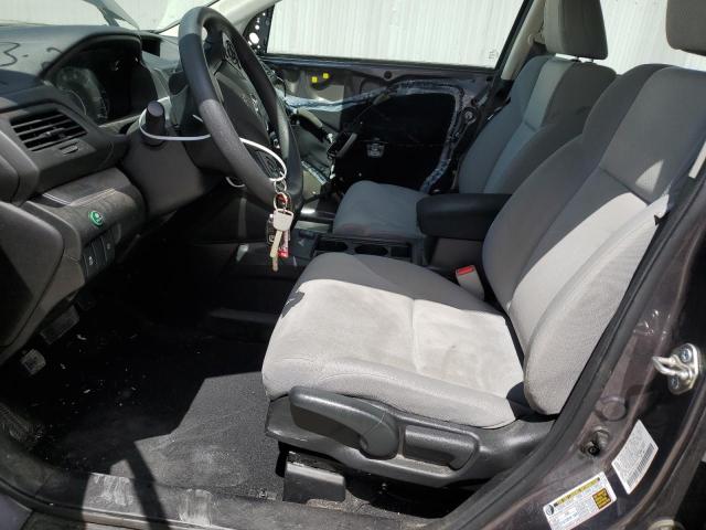 5J6RM4H33FL112665 - 2015 HONDA CR-V LX GRAY photo 7