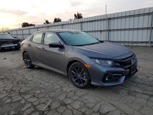 SHHFK7H69MU404409 - 2021 HONDA CIVIC EX GRAY photo 4