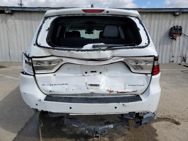 1C4RDHDG2GC448976 - 2016 DODGE DURANGO LIMITED WHITE photo 6