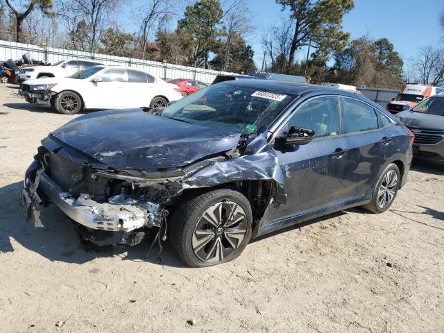 JHMFC1F78JX031872 - 2018 HONDA CIVIC EXL BLUE photo 1