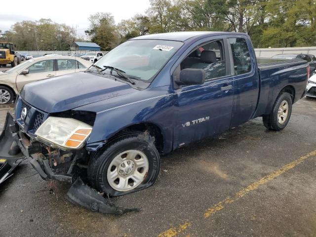 1N6BA06A16N506578 - 2006 NISSAN TITAN XE BLUE photo 1