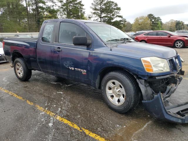 1N6BA06A16N506578 - 2006 NISSAN TITAN XE BLUE photo 4