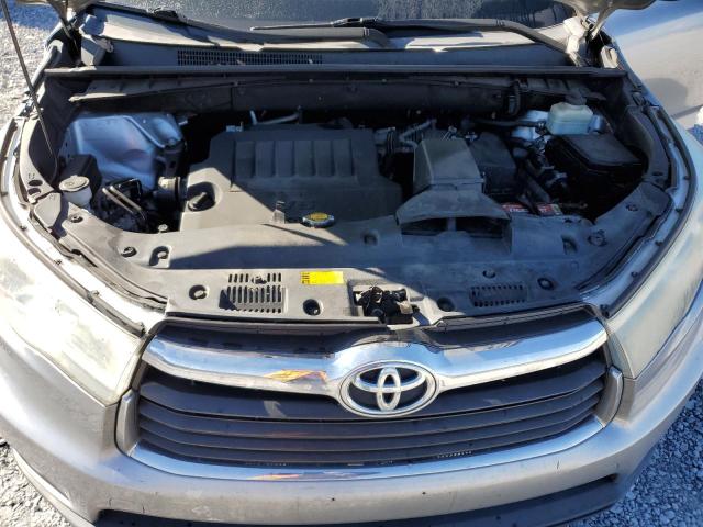 5TDJKRFH7FS148698 - 2015 TOYOTA HIGHLANDER XLE 银色 照片 12