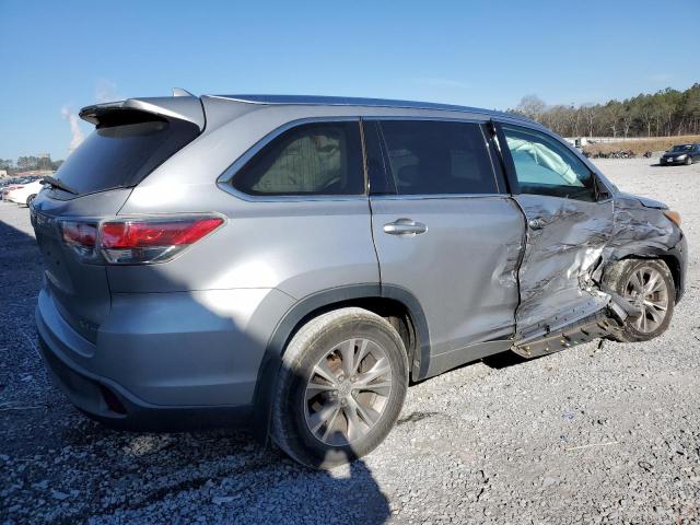 5TDJKRFH7FS148698 - 2015 TOYOTA HIGHLANDER XLE 银色 照片 3