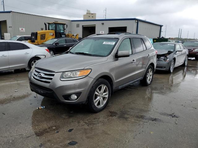 5XYZKDAG7CG098284 - 2012 HYUNDAI SANTA FE LIMITED GRAY photo 1