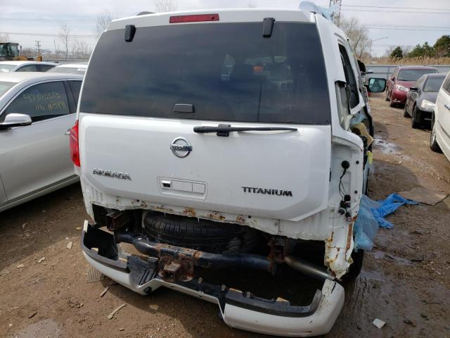 5N1AA0NC9AN602254 - 2010 NISSAN ARMADA SE WHITE photo 6