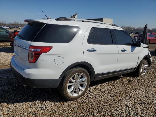 1FM5K8D88EGB23280 - 2014 FORD EXPLORER XLT WHITE photo 3