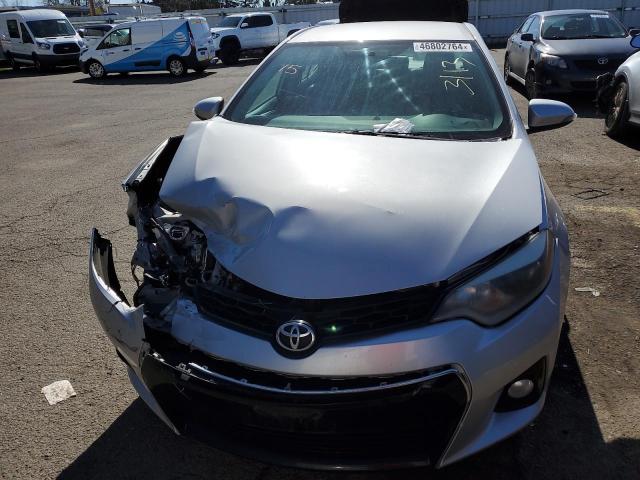 2T1BURHE8GC523073 - 2016 TOYOTA COROLLA L SILVER photo 5