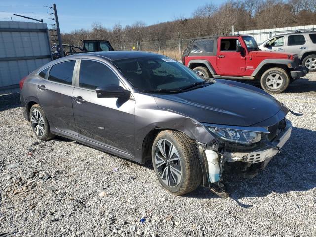 JHMFC1F75JX007920 - 2018 HONDA CIVIC EXL GRAY photo 4