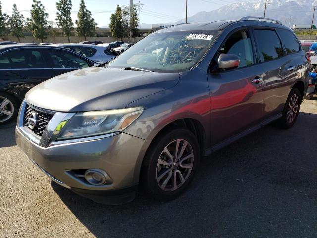 5N1AR2MN7FC668358 - 2015 NISSAN PATHFINDER S GRAY photo 1