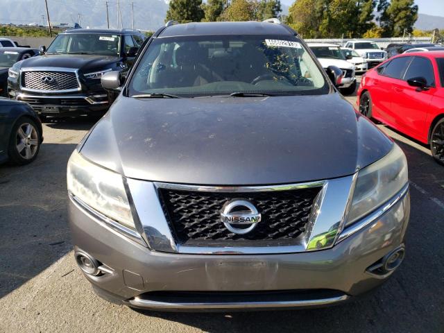 5N1AR2MN7FC668358 - 2015 NISSAN PATHFINDER S GRAY photo 5