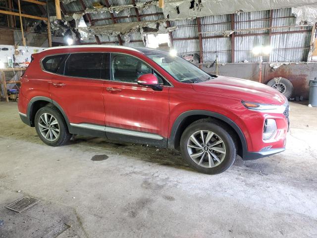 5NMS5CAD9KH068460 - 2019 HYUNDAI SANTA FE LIMITED RED photo 4