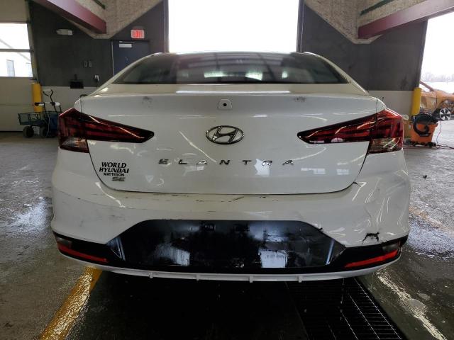 5NPD74LF7LH555619 - 2020 HYUNDAI ELANTRA SE WHITE photo 6